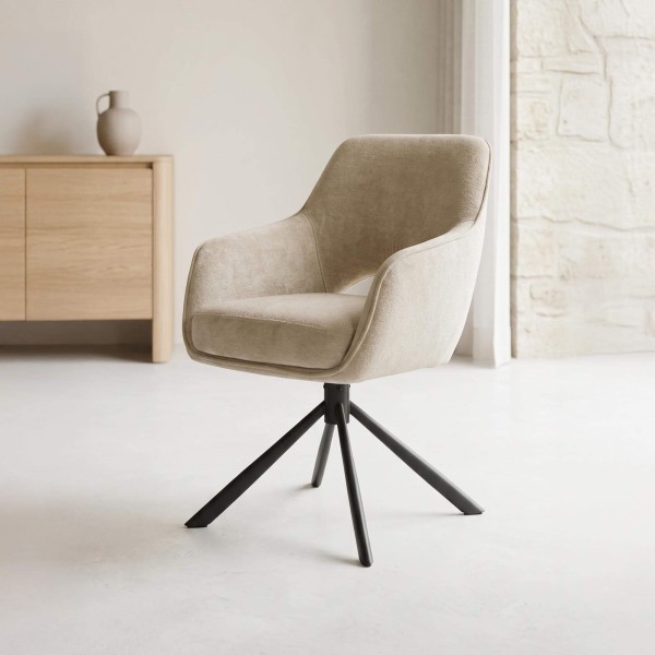 Comfortabele draaifauteuil voor de eetkamer - Cowley