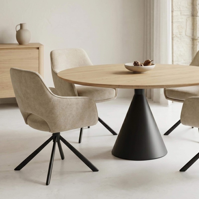 Comfortabele draaifauteuil voor de eetkamer - Cowley