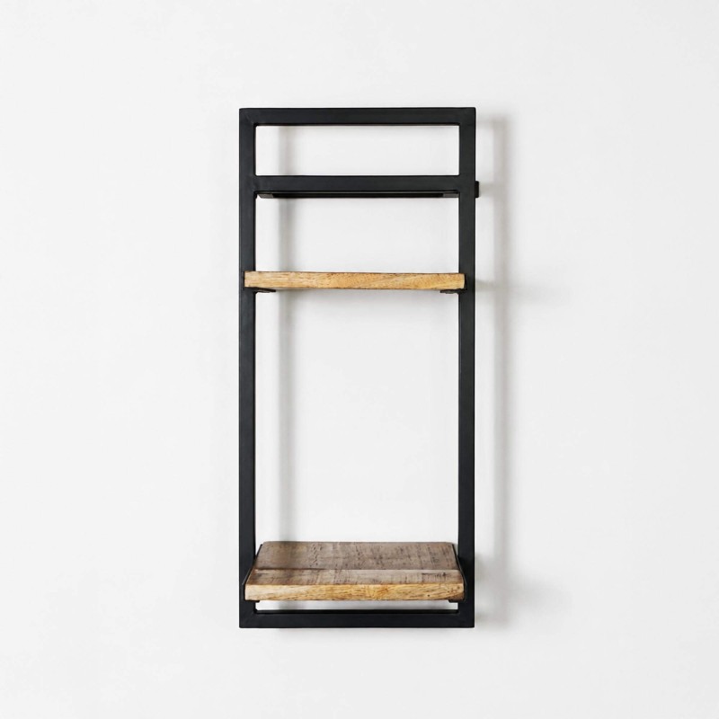 Houten en metalen rek 30 x 60 - Selfsh