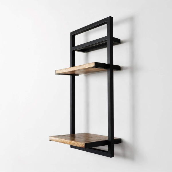 Houten en metalen rek 30 x 60 - Selfsh