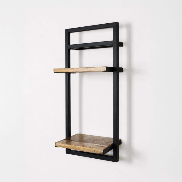 Houten en metalen rek 30 x 60 - Selfsh