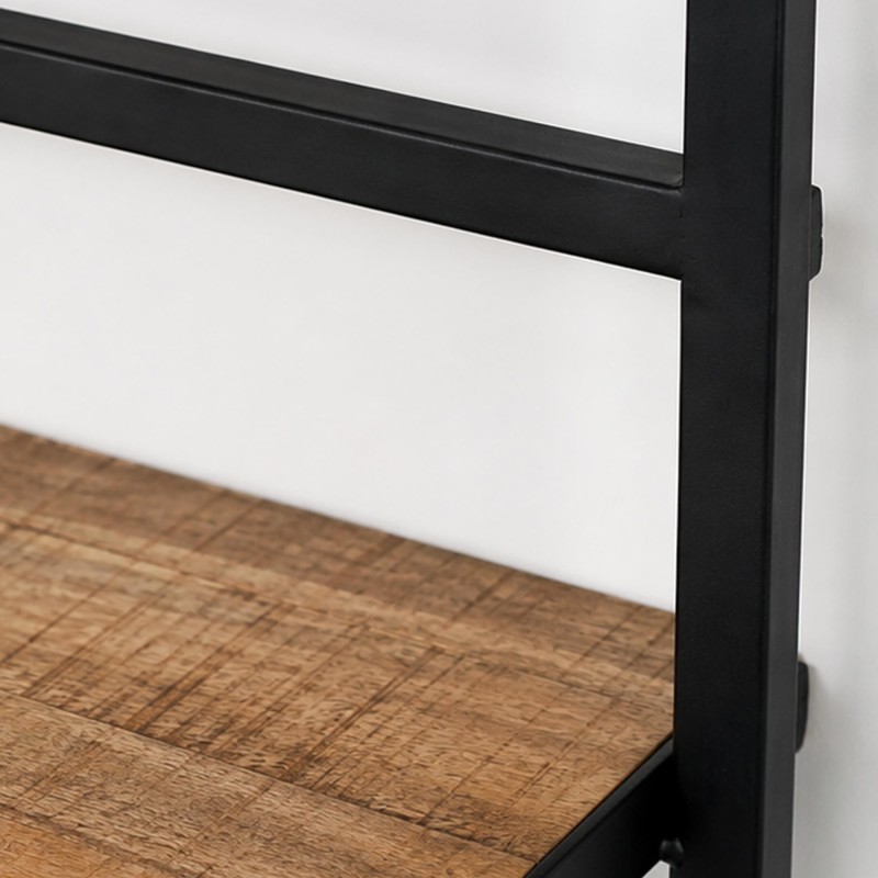 Houten en metalen rek 30 x 30 - Selfsh