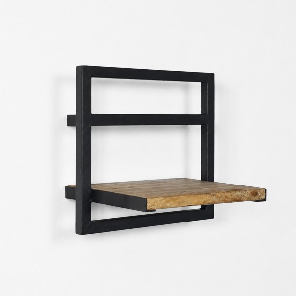 Houten en metalen rek 30 x 30 - Selfsh