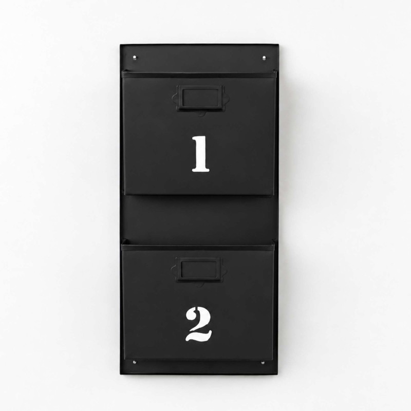 Industriële magazine houder zwart