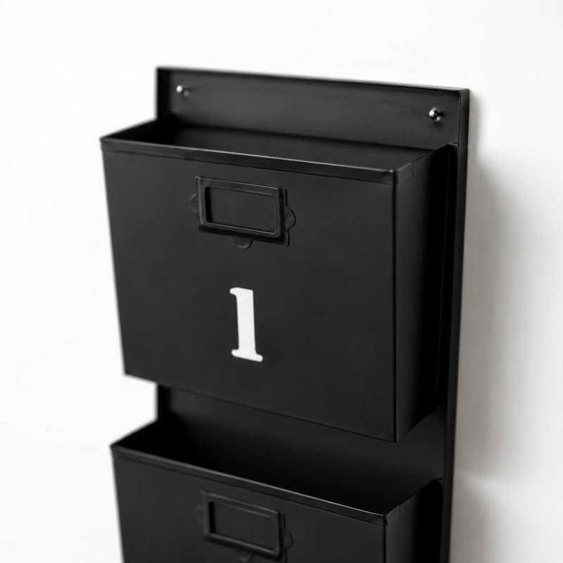 Industriële magazine houder zwart