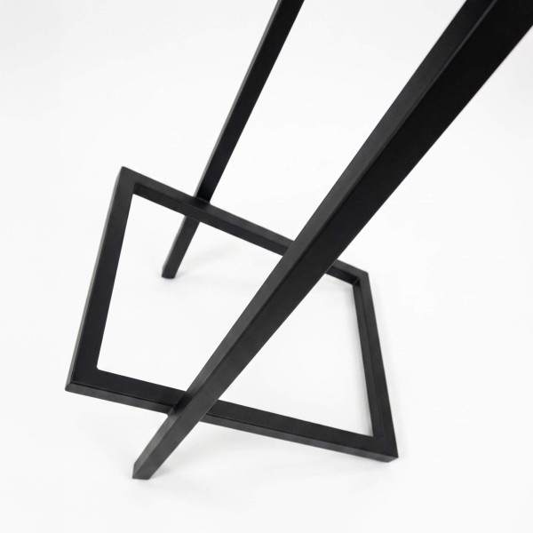 Houten en metalen barstoel - Linea
