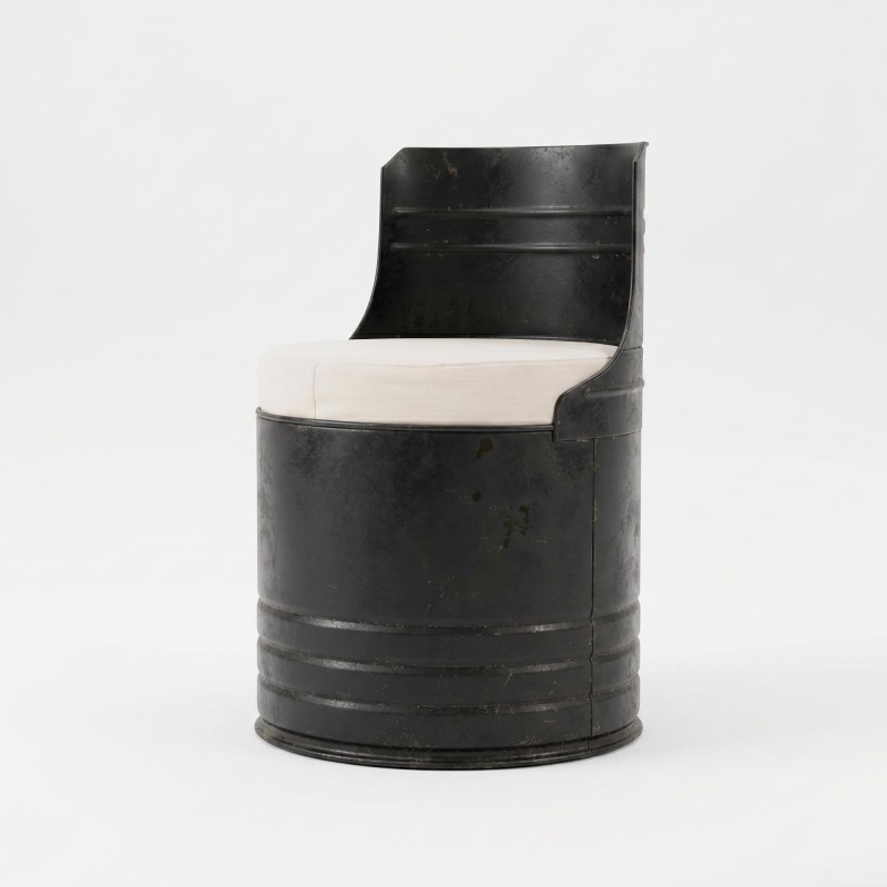 Industriële olievat fauteuil carbon