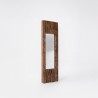 Rechthoekige spiegel van ruw hout 25 x 90 cm - Tree