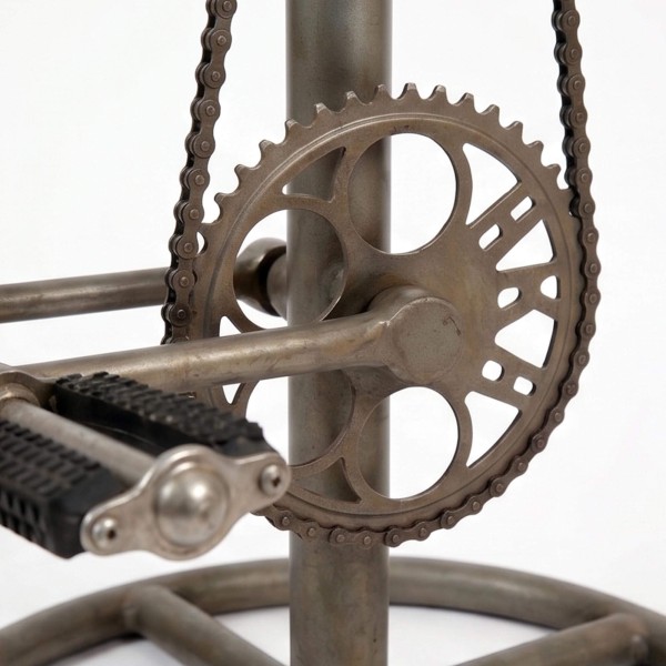 Industriële barkruk met pedalen
