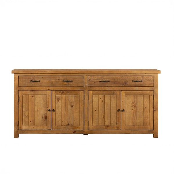 Dressoir in natuurlijk massief grenenhout 200 cm - Richwood