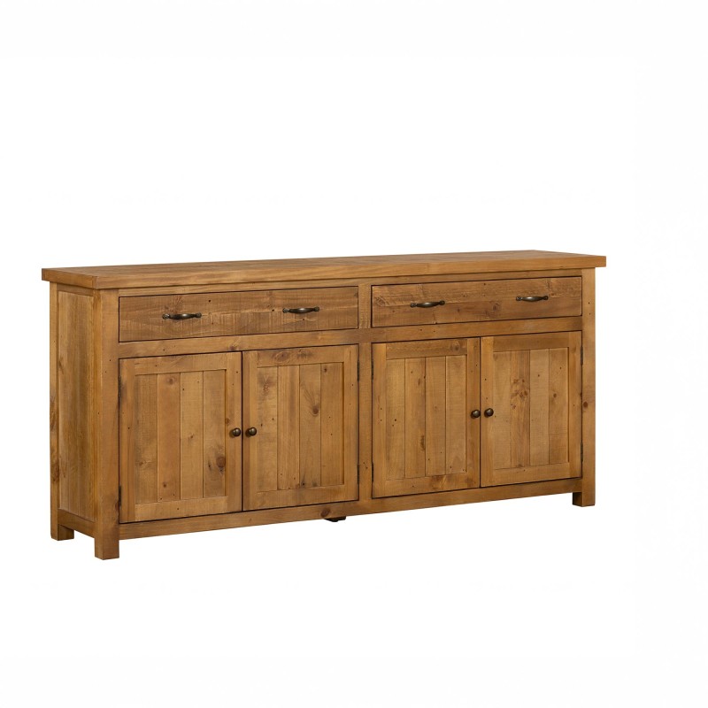 Dressoir in natuurlijk massief grenenhout 200 cm - Richwood