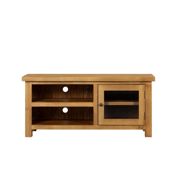 Tv-meubel in natuurlijk massief grenenhout 120 cm - Richwood