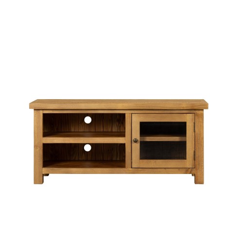 Tv-meubel in natuurlijk massief grenenhout 120 cm - Richwood