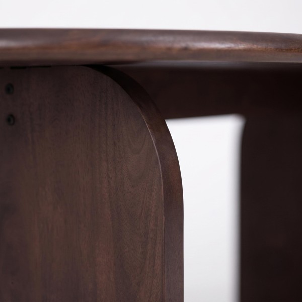 Moderne ovale eettafel van massief hout 220 cm - Enoa