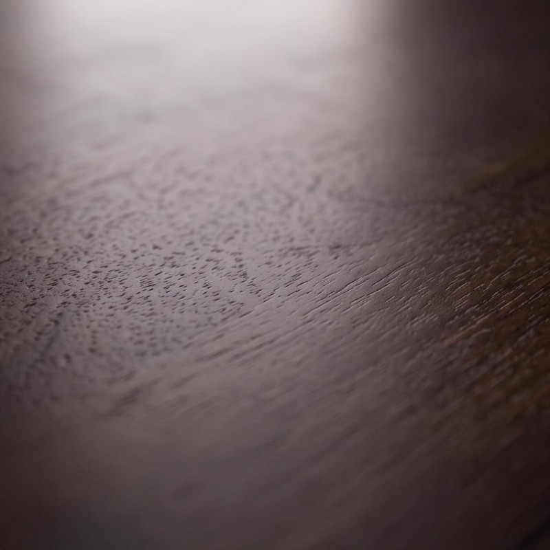 Moderne ovale eettafel van massief hout 220 cm - Enoa