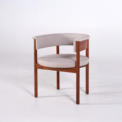 Stoel van hout en stof - Prestige
