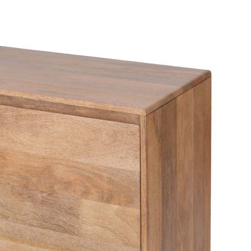 Dressoir van naturel massief hout 200 cm - Ivar