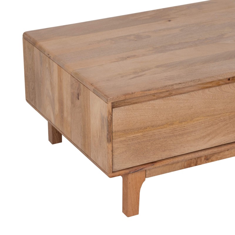 Salontafel van naturel massief hout - Ivar