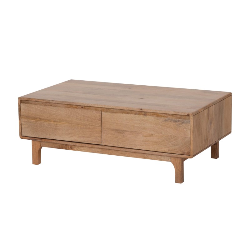 Salontafel van naturel massief hout - Ivar