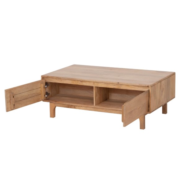 Salontafel van naturel massief hout - Ivar