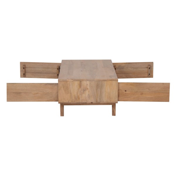 Salontafel van naturel massief hout - Ivar