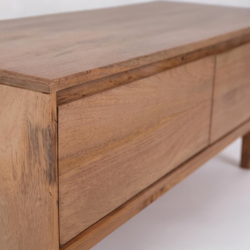 Salontafel van naturel massief hout - Ivar