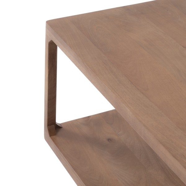 Salontafel van naturel massief hout - Elven