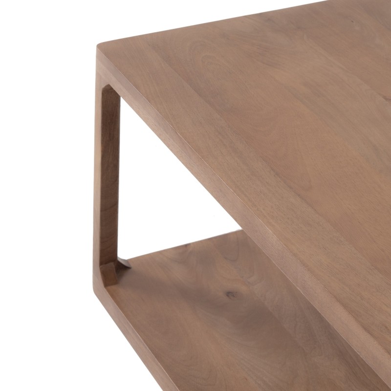Salontafel van naturel massief hout - Elven