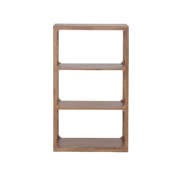 Boekenkast van naturel massief hout 70 cm - Elven