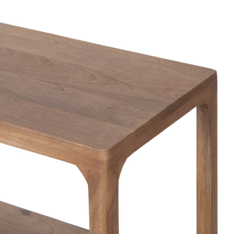 Boekenkast van naturel massief hout 70 cm - Elven