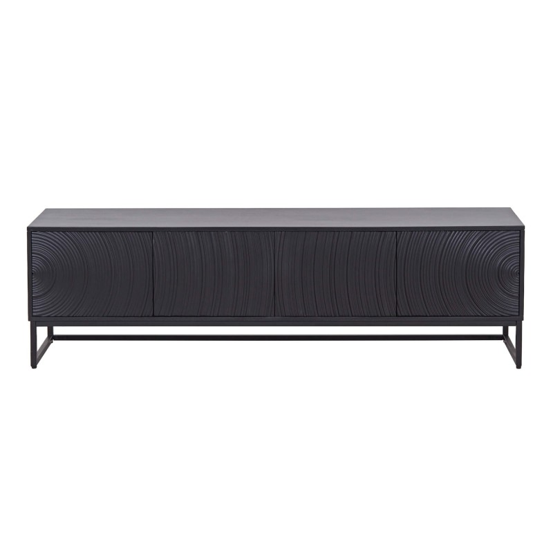 Modern design tv-meubel van zwart massief hout 170 cm - Radian