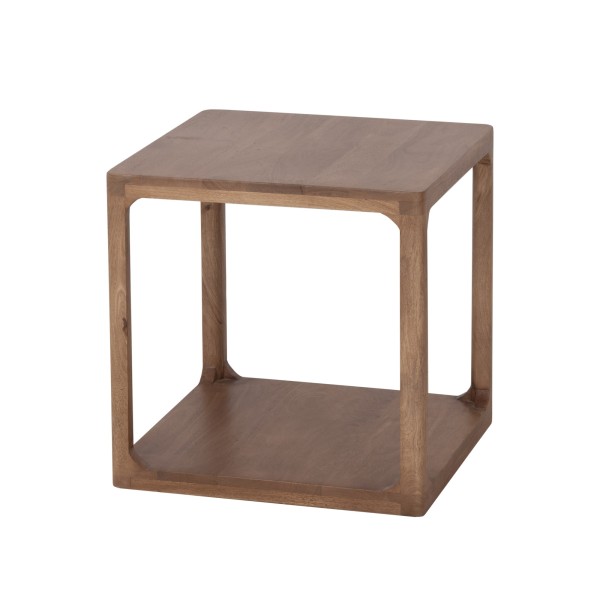 Bijzettafel van naturel massief hout - Elven