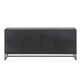 Modern design dressoir van zwart massief hout 170 cm - Radian