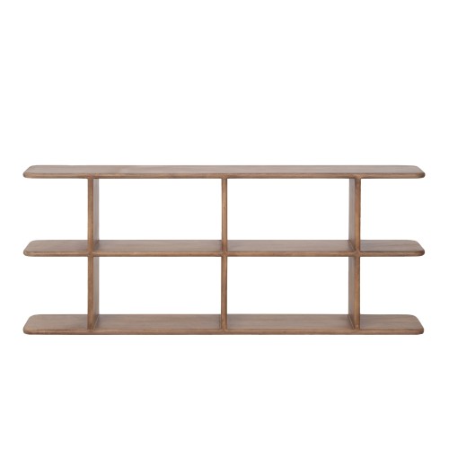 Design boekenkast van naturel massief hout 170 cm - Varda