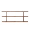 Design boekenkast van naturel massief hout 170 cm - Varda