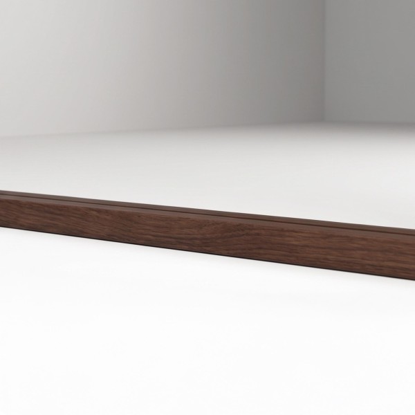 Badkamerspiegel met massief houten frame 90 x 70 cm