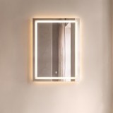 Badkamerspiegel met LED-verlichting 60 x 80 cm