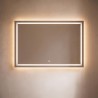 Grote badkamerspiegel met LED-verlichting 120 x 80 cm