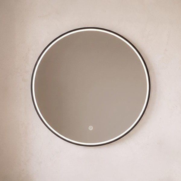 Grote ronde badkamerspiegel met LED-verlichting 80 cm