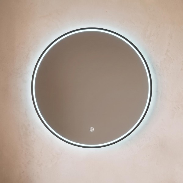 Grote ronde badkamerspiegel met LED-verlichting 80 cm
