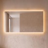 Grote badkamerspiegel met LED-verlichting 150 x 80 cm