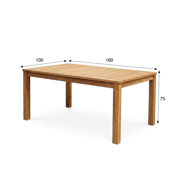 Tuin­tafel in teakhout voor 4 personen - Taro