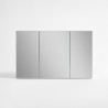 Badkamerkast met driedelige spiegel 120 x 75 cm