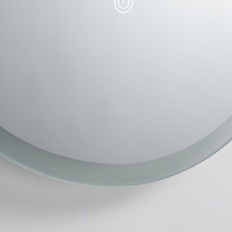 Ovale badkamerspiegel met LED-verlichting 60 x 100 cm