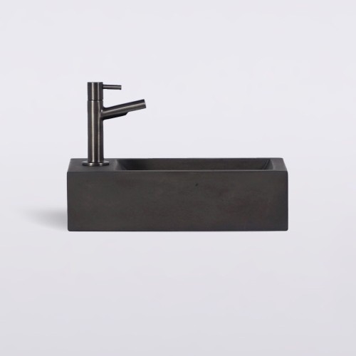Kleine betonnen wandwastafel voor toilet - Core