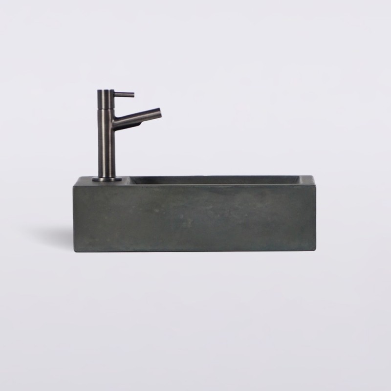 Kleine betonnen wandwastafel voor toilet - Core