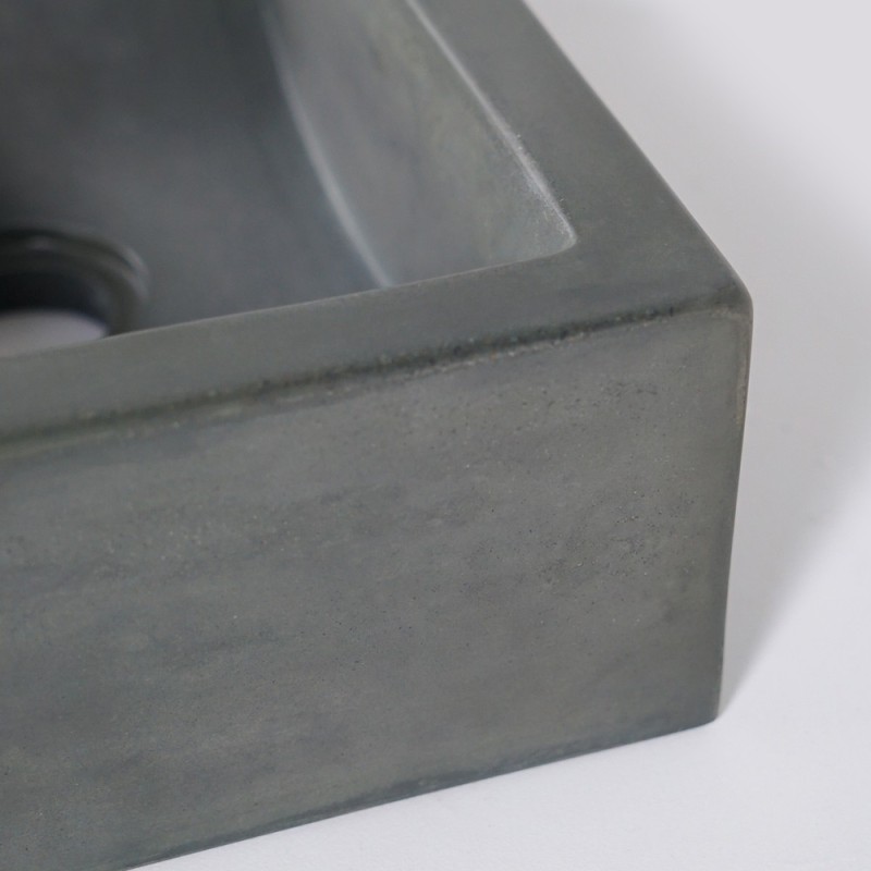 Kleine betonnen wandwastafel voor toilet - Core