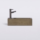 Kleine betonnen wandwastafel voor toilet - Core