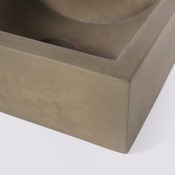 Kleine betonnen wandwastafel voor toilet - Core