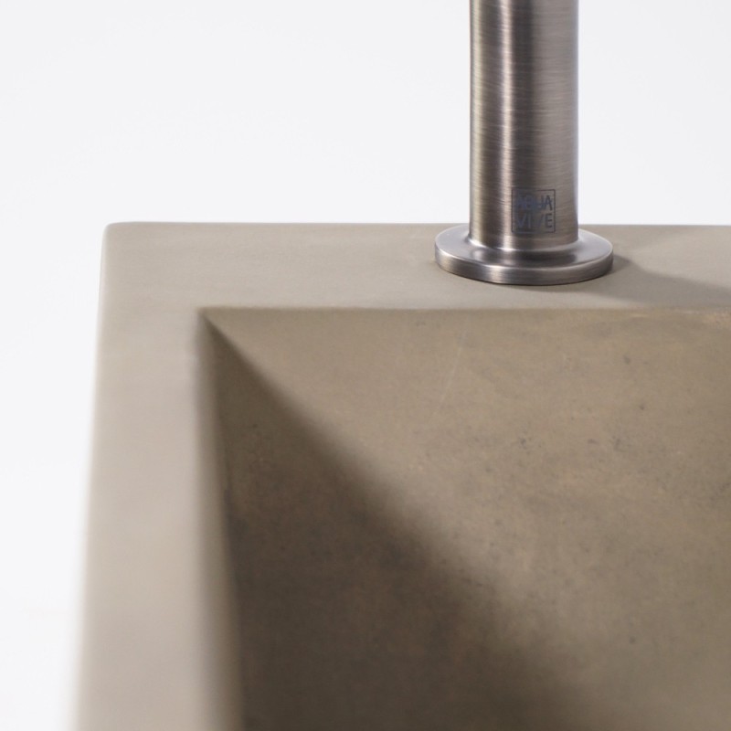 Kleine betonnen wandwastafel voor toilet - Core